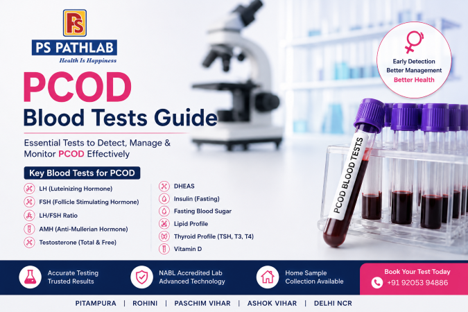 PCOD Blood Tests Guide: Tests Required, Normal Values, Cost & Diagnosis in Delhi