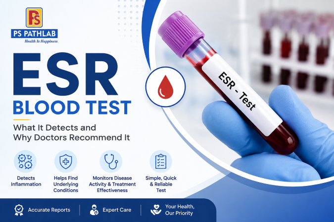 ESR Blood Test: What It Detects, Normal Range & Why Doctors Recommend It | PS PathLab