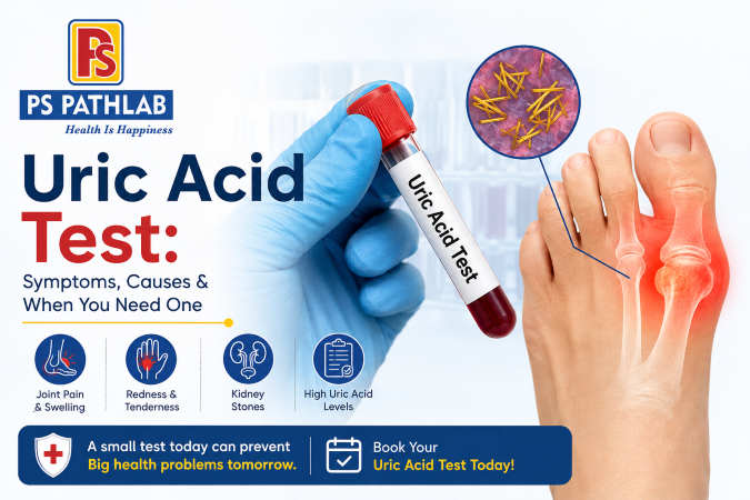 Uric Acid Test: Symptoms, Causes, Normal Range & When You Need One | PS PathLab