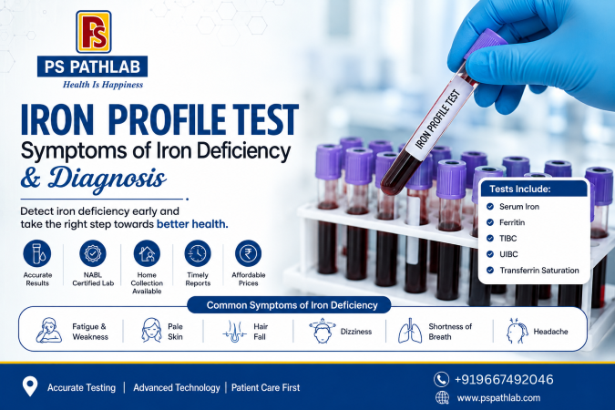 Iron Profile Test: Symptoms, Causes & Diagnosis | PS PathLab